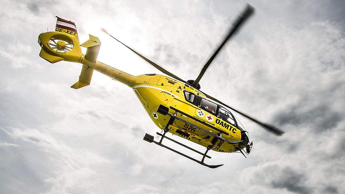 Einsatz für den Rettungshubschrauber