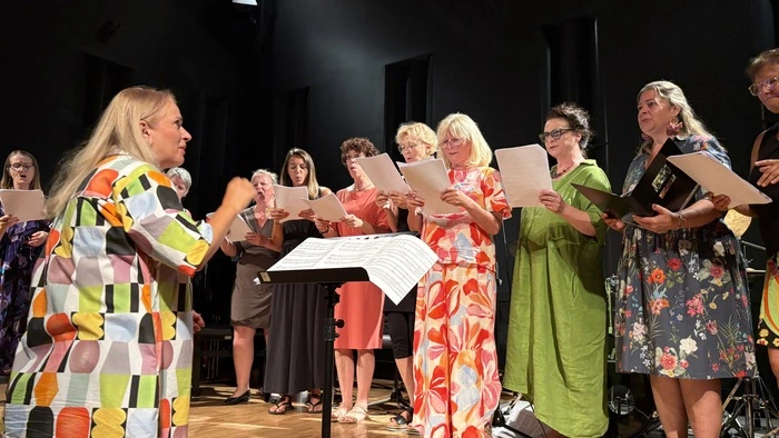Chorunterricht beim Jazzworkshop in Gleisdorf