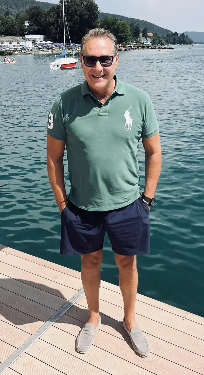 Heinz Christian Strache urlaubte am Wörthersee