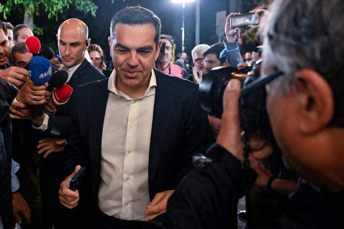 Alexis Tsipras, Ex-Premier und Chef des radikal-linken Wahlbündnisses Syriza