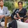 Herzogin Meghan und Prinz Harry beim Interview mit Oprah Winfrey