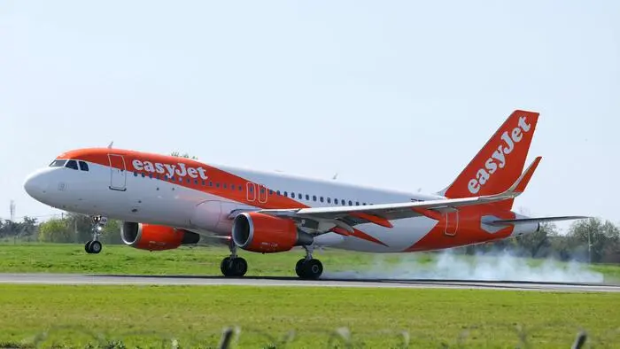 Ein Easyjet Airbus A320 soll auch auf der Linie Berlin-Laibach zum Einsatz kommen