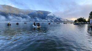 Der Ossiacher See bietet eine traumhafte Kulisse für den Wettbewerb