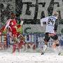 Roman Kienast traf gegen Salzburg im Schneetreiben von Graz