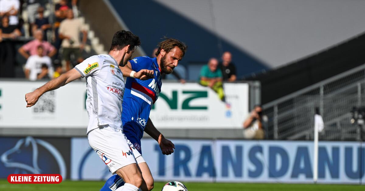 In Altach: Das dritte Unentschieden im vierten Spiel! Maderer brachte Gack auf den Punkt