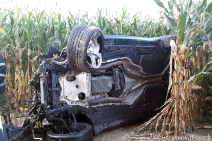 Weitere Bilder vom Einsatz der FF Bierbaum nach dem Unfall.