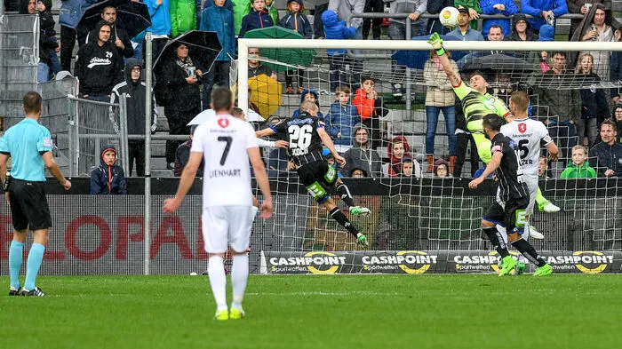 Altach war zwar die spielbestimmende Mannschaft - Christian Gratzei musste sich jedoch selten auszeichnen. Wenn doch, dann gelang die Übung.