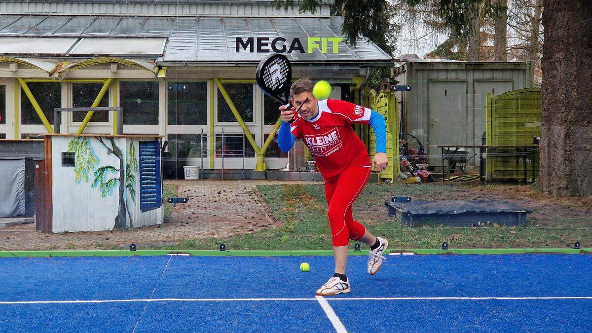 Beim Trendsport Padel-Tennis ist hohe Konzentration gefragt