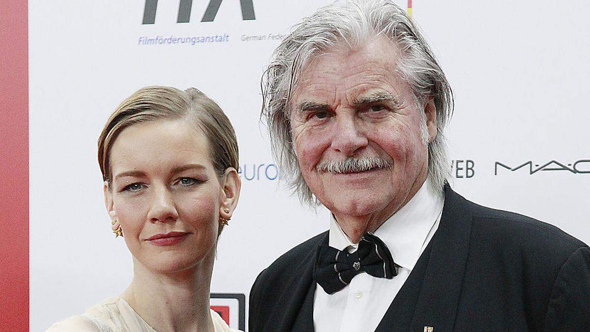 Peter Simonischek mit Sandra Hüller bei der Gala