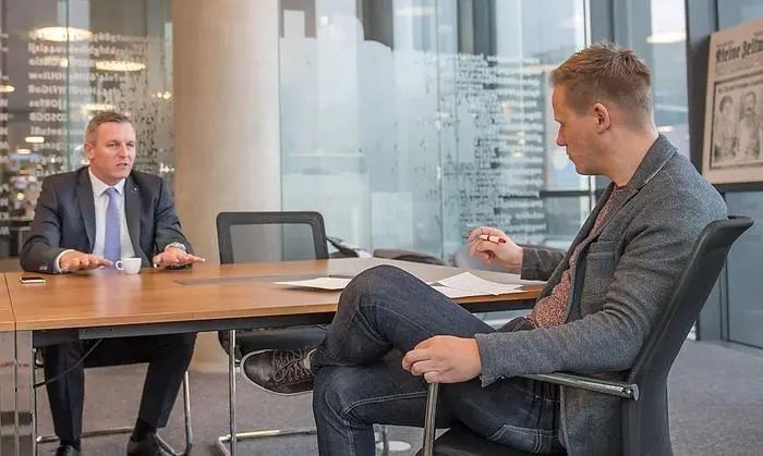 Im Interview mit Redakteur Wilfried Rombold