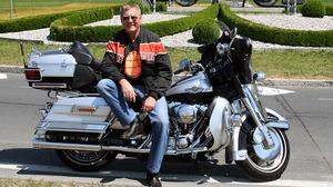 Eines seiner liebsten Hobbys war das Cruisen mit seiner Harley Davidson