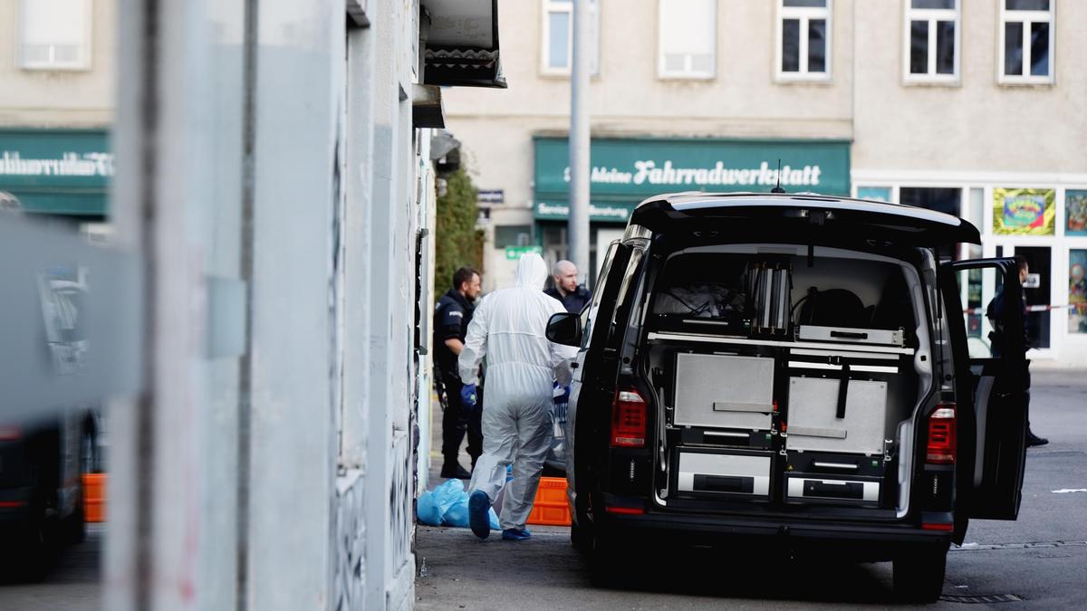 Die Spurensicherung war am Yppenplatz im Einsatz