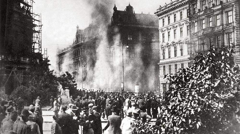 Der Brand des Justizpalastes in Wien, am 15. Juli 1927, markiert einen Wendepunkt: Jetzt eskalieren die Konflikte