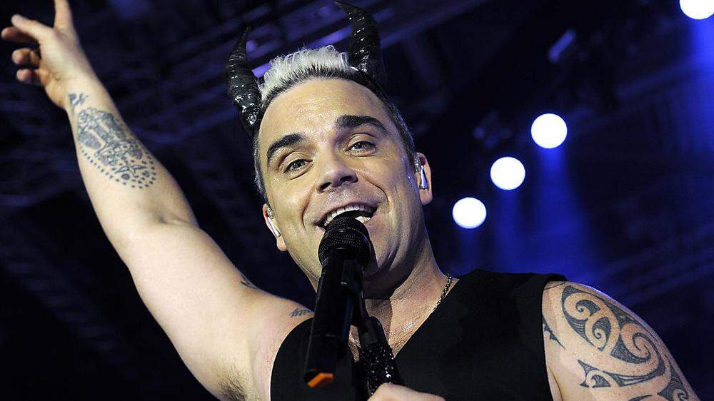 Robbie Williams beim Linz-Konzert