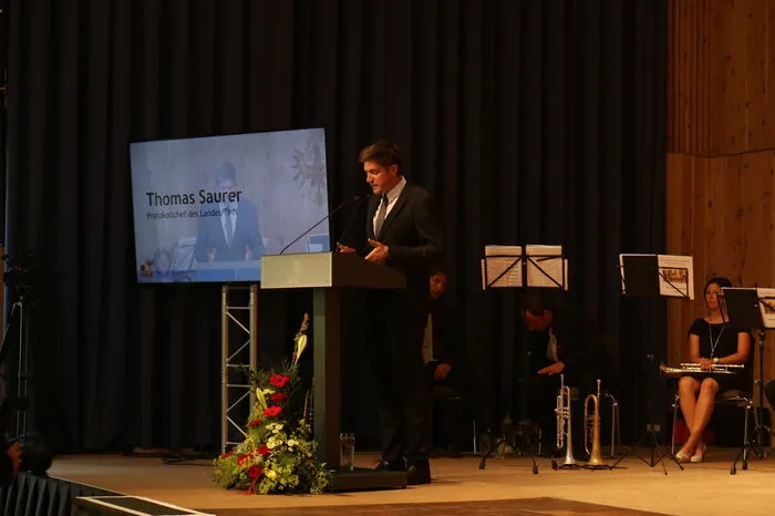 Durch den feierlichen Abend führte Protokollchef des Landes Thomas Saurer