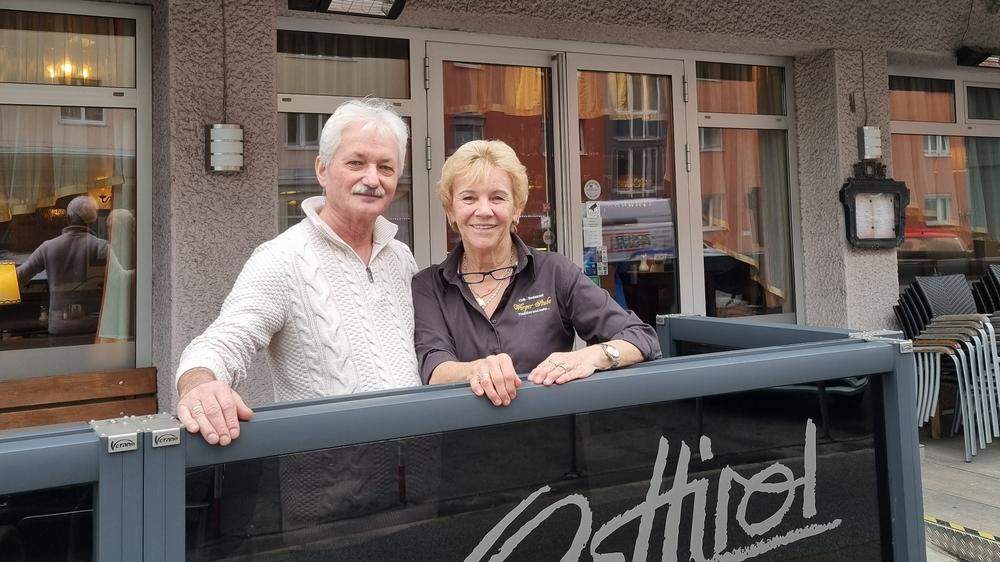 Die Gastronomen Harald und Marlene Drucker
