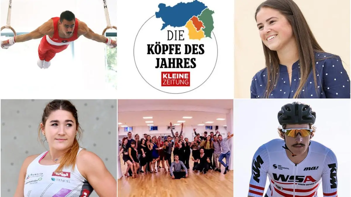 Vinzenz Höck, Johanna Färber, UTSC Dance Unity, Valentin Götzinger und Hannah Suntinger sind als beste SportlerInnen des Jahres in Graz nominiert