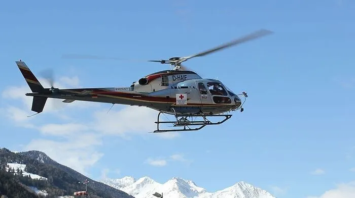 Der Osttiroler wurde vom Helikopter ins Krankenhaus gebracht