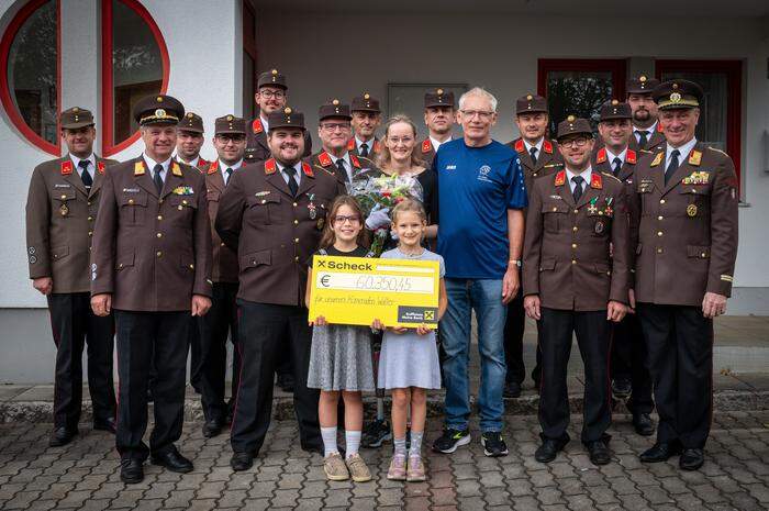 Für Familie N. sammelte die Freiwillige Feuerwehr Hirzenriegel mehr als 60.000 Euro 