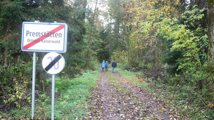 Der Kaiserwald bei Premstätten im Süden von Graz