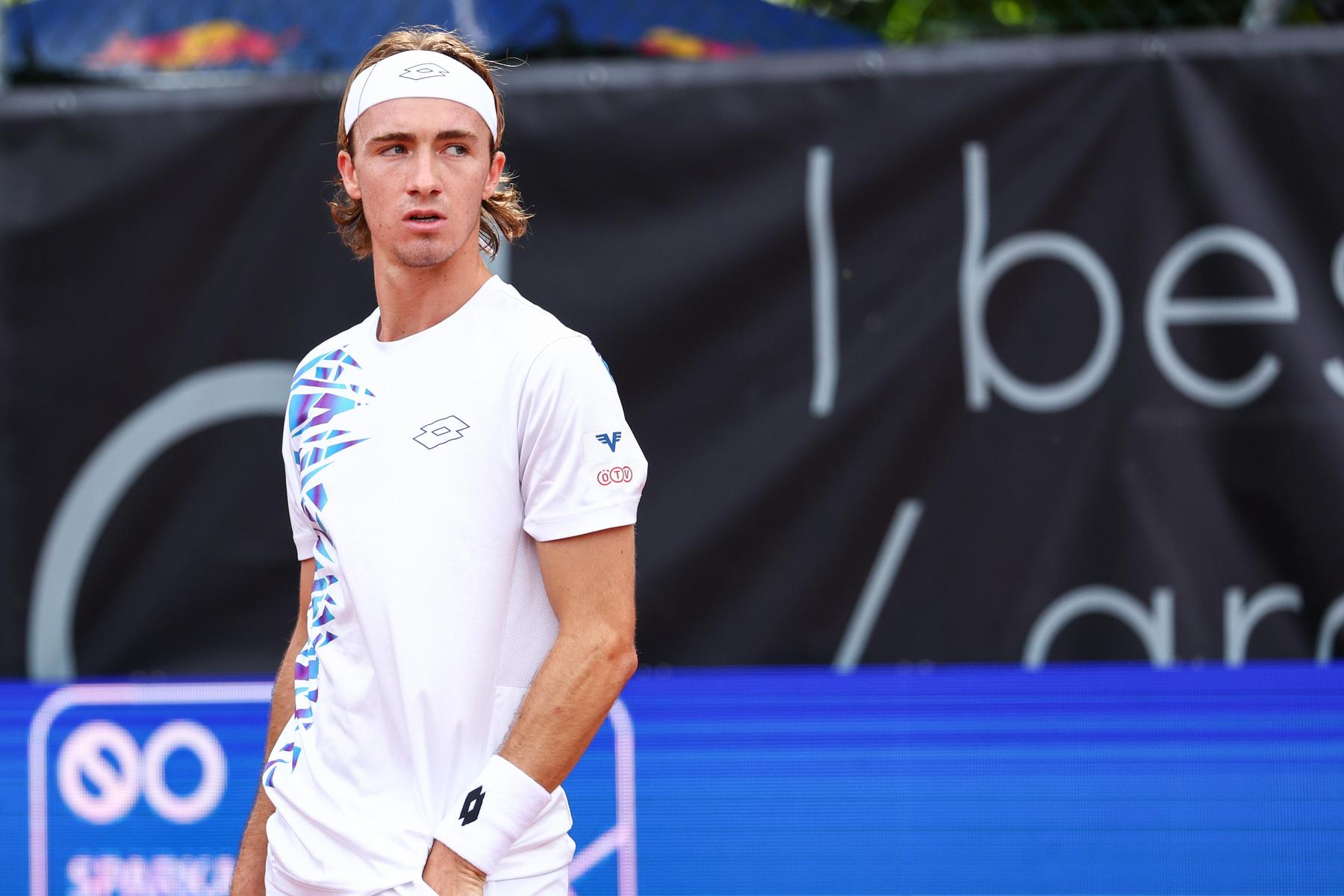 ATP Turnier in Kitzbühel: Zu viele Stoppbälle sind für Youngster Lukas Neumayer verboten