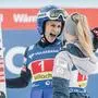 Villach-Siegerin Eva Pinkelnig (l.) mit ÖSV-Teamkollegin Chiara Kreuzer 