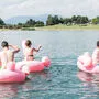 Der See ruft, nicht der Flamingo, aber ein Gratis-Shuttlebus bringt Graz wieder zum Schwarzl.