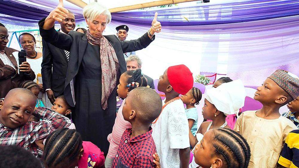 Christine Lagarde in Nigeria