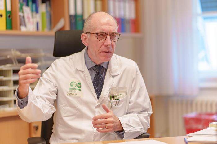 Horst Olschewski, Leiter der Abteilung für Lungenkrankheiten am LKH-Uniklinikum Graz 