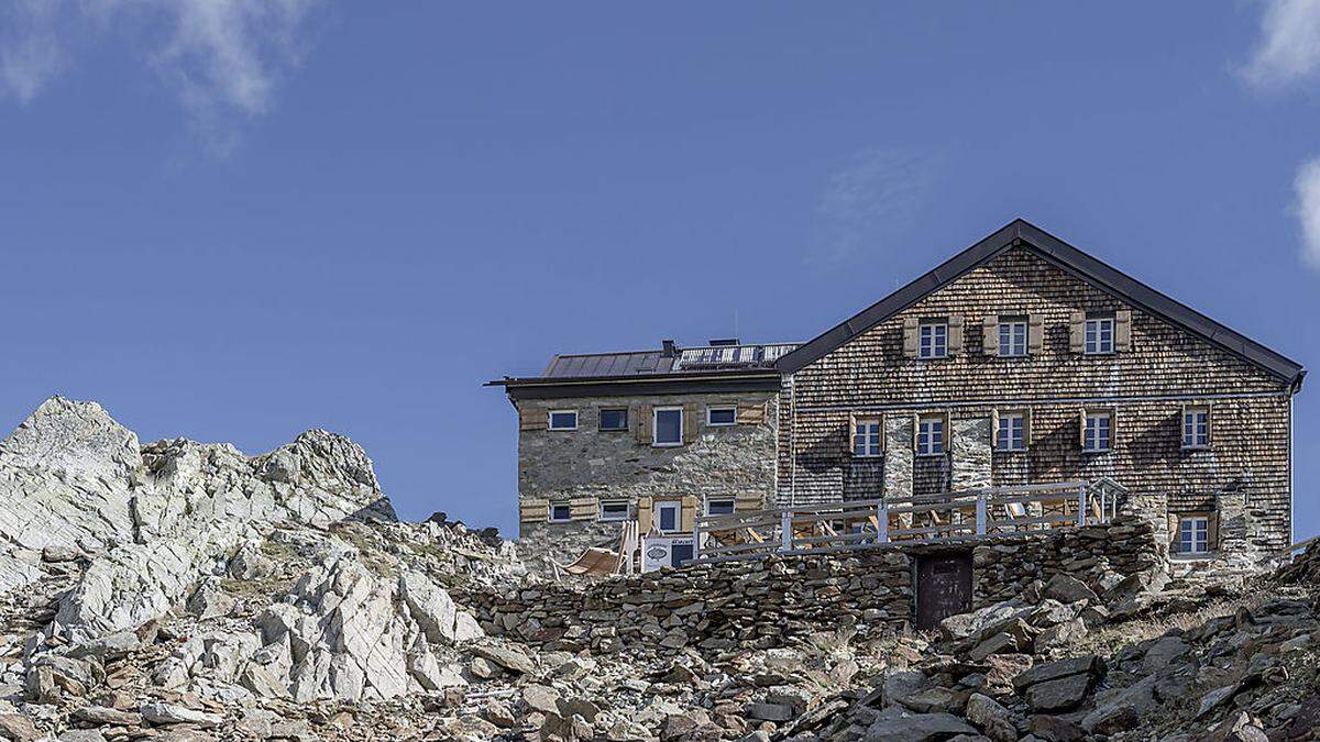 Die Hildesheimer Hütte liegt in den südlichen Stubaier Alpen