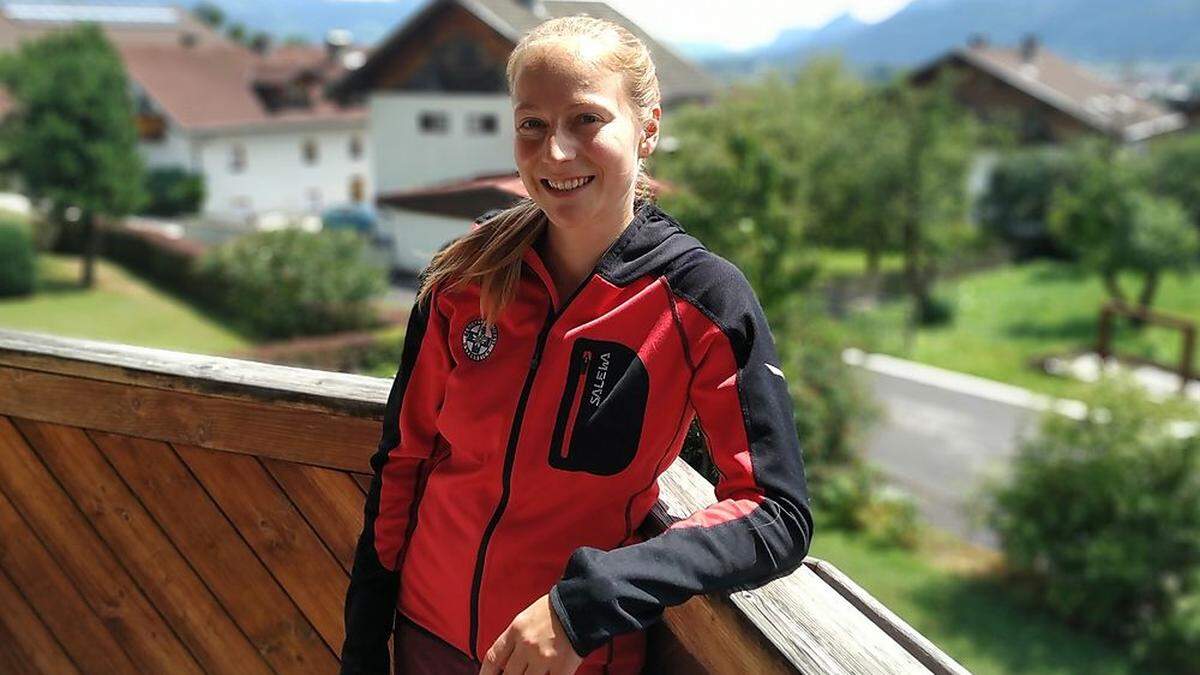 Seit zwei Jahren ist Verena Blaßnig in der Ortsstelle Lienz der Bergrettung tätig