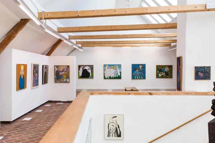 Im Werner Berg Museum treffen die Werke von Helnwein auf die Werke von Werner Berg.