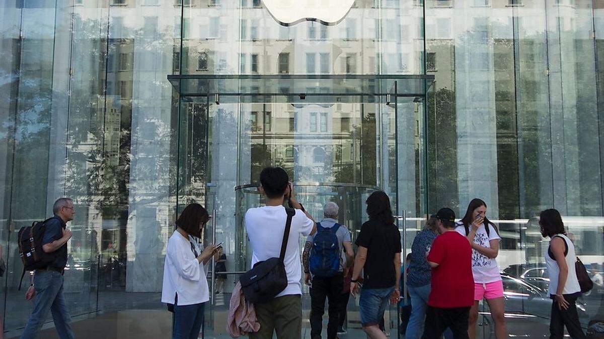 Weltbekannt: Apple-Store in New York