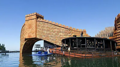 Die Seebühne für "Turandot" in Bregenz