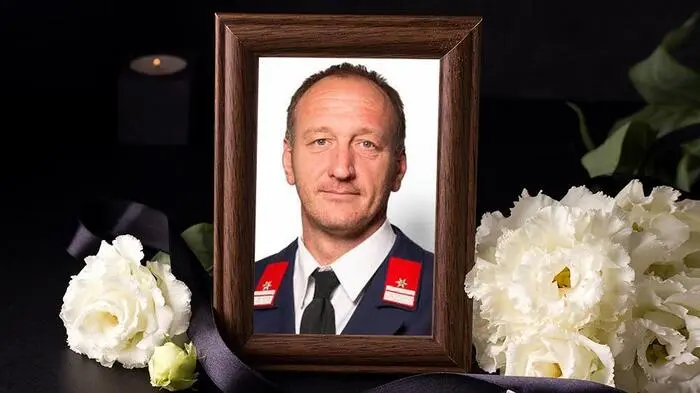 Ein Trauer-Sujet von einem Mann