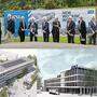 Mit dem Spatenstich am Montagnachmittg fiel der Startschuss zum neuen Bürogebäude in der AT&S-Zentrale in Leoben-Hinterberg
