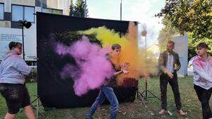 Buntes Farbenfestival |  Farbenfestival der BHAK/BHAS Voitsberg im Stil des indischen Holi-Festes 