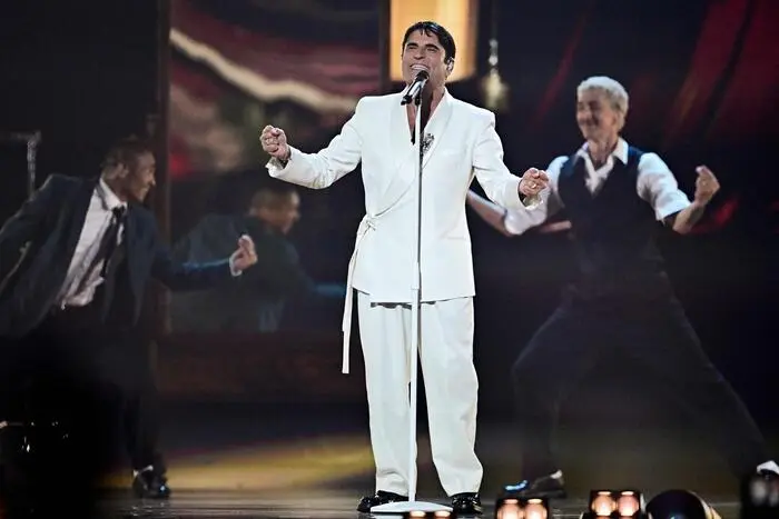 Italiens Sal Da Vinci mit „Per sempre si“: Er erreichte Platz fünf beim ESC in Wien