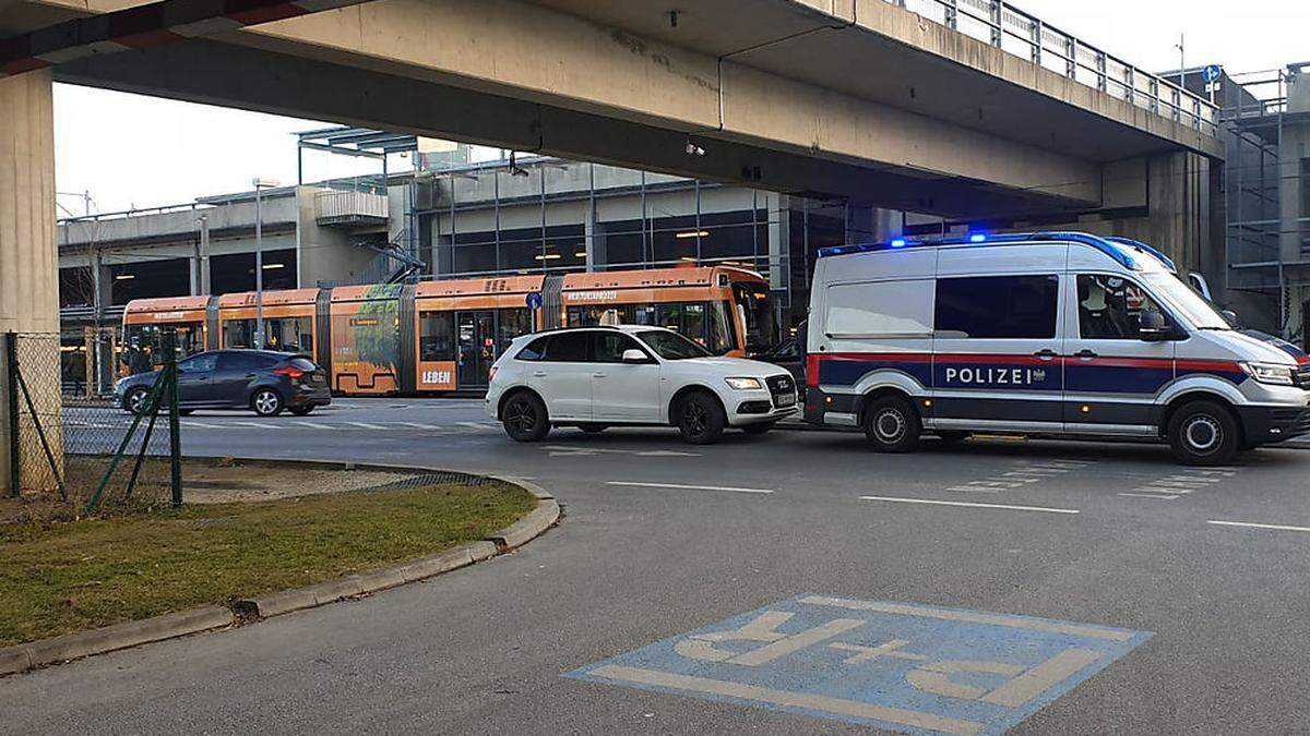 Beim Einkaufszentrum Murpark kam es zum Unfall