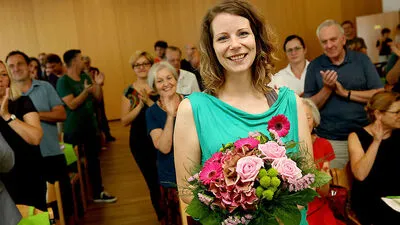 Von der Basis bestätigt: Tina Wirnsberger als Nummer eins für die Gemeinderatwahlliste