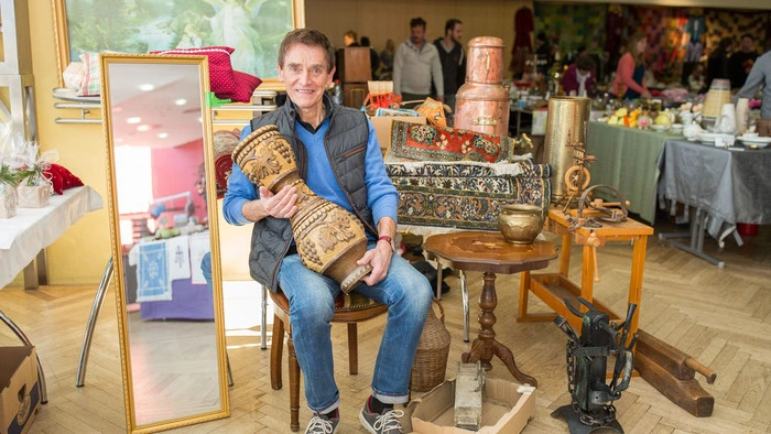 Siegfried Godez veranstaltete am Samstag und Sonntag den Outlet-Flohmarkt im KUSS Wolfsberg.