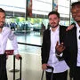 Philipp Huspek, Otar Kiteishvili, Emeka Eze (von links)