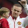 Rooney mit seinem nun zweitjüngsten Sohn Klay (2)