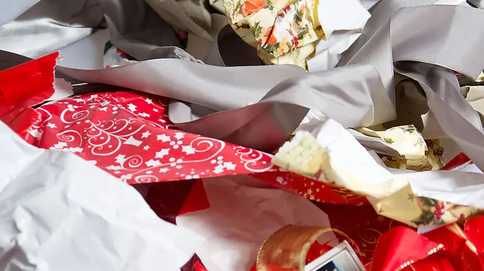 15 Prozent mehr Müll fällt in der Regel zu Weihnachten an