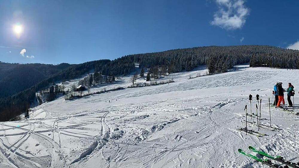 Kaiserwetter und beste Schneeverhältnisse gibt es seit dem Wochenende am Eibisberg