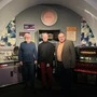Im Austro-Pop-Museum in Fürstenfeld: Sigi Flamisch mit Friedrich Ohnewein und Johannes Hödl