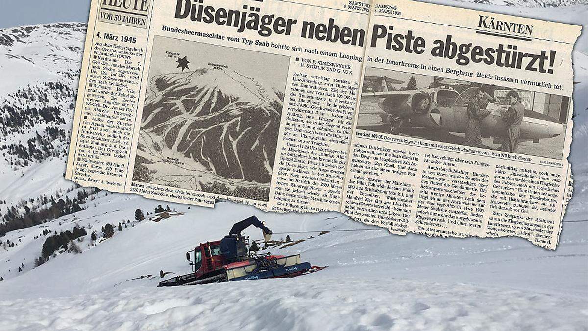 Unter dem Gipfel des Saureggnocks ereignete sich der tragische Absturz