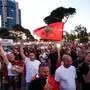 Demonstrationen in Tirana am 19. Juni 2026