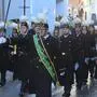 Die Bergmusikkapelle Eisenerz führte bei den Barbarafeierlichkeiten in Eisenerz traditionellerweise den Marsch vom Bergmannplatz zum Innerberger Gewerkschaftshaus 