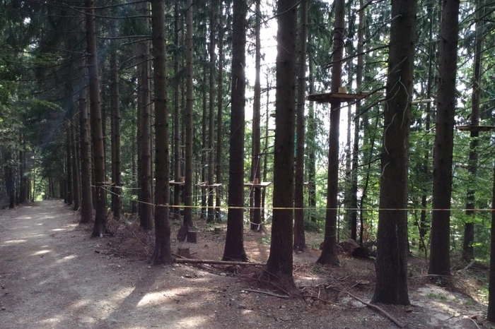 . . . der neue Schöckl-Kletterpark.